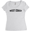 west coast Women's Triblend Scoop T-shirt