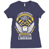 I Own It Forever The Title Librarian Ladies Fitted T-Shirt