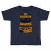 My Daughter Is Super Awesome Her Stepdad Toddler T-shirt