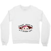 October Peeking Out Baby Girl Crewneck Sweatshirt