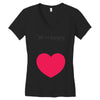 We're Hungry with Heart Women's V-Neck T-Shirt