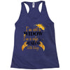 i'm not a widow i'm a wife to a husband with wings Racerback Tank