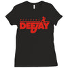 resident dj Ladies Fitted T-Shirt