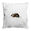 milk swimmer Throw Pillow