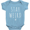 Juanpa Zurita Stay Weird Baby Onesie