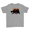Bear Adventure With Roses Youth Tee