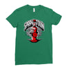 spray the towwn Ladies Fitted T-Shirt