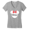 Mr. and Mrs. Matching Women's V-Neck T-Shirt