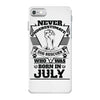 Never Underestimate Dog Rescuer Who Was Born July iPhone 7 Case