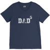Dad to the Second Power ( dad of 5 ) V-Neck Tee