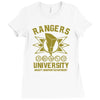 rangers university Ladies Fitted T-Shirt