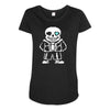 undertale sans Maternity Scoop Neck T-shirt