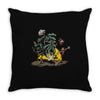 moving castle grayskull Throw Pillow