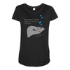 cloudy Maternity Scoop Neck T-shirt