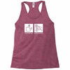 push button receive bacon Racerback Tank