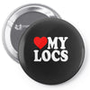 love my locs Pin-back button