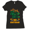 Rockin Rollin 30th Year Birthday Ladies Fitted T-Shirt