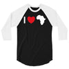i love africa 3/4 Sleeve Shirt