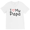 I Love My Papa V-Neck Tee