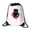 ninja ink Drawstring Bags