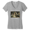 Diego Velazquez Las Meninas Women's V-Neck T-Shirt