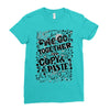 we go together Ladies Fitted T-Shirt