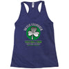 silver shamrock Racerback Tank