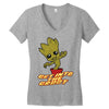 get into the groot! Women's V-Neck T-Shirt
