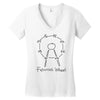 science ferris wheel Women's V-Neck T-Shirt
