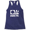wm 74 germany world cup 1974 retro football Racerback Tank