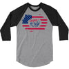happy 4th of july 3/4 Sleeve Shirt