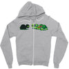 tortoise caught Zipper Hoodie