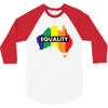 Vote Yes-Australia Marriage Equality 3/4 Sleeve Shirt