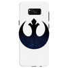 rebel logo with space pattern Samsung Galaxy S8