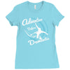 adventure before dementia 1 Ladies Fitted T-Shirt