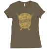 this girl is made of gun powder and lead Ladies Fitted T-Shirt