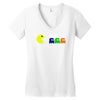 funny zombie Women's V-Neck T-Shirt
