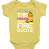 Forget Glass Slippers This Princess Wears Fire Boots Baby Bodysuit