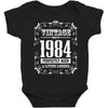 vintage made in 1984 perfectly aged a living legend Baby Bodysuit