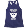 funny beards Racerback Tank