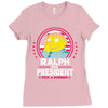 ralph for prez Ladies Fitted T-Shirt
