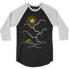 on the top (mountain) 3/4 Sleeve Shirt