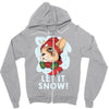 let it snow Zipper Hoodie
