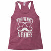 who wants to ride Racerback Tank