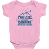 This Girl Loves Camping With Her Friends Baby Onesie