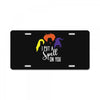 spell on you white letter License Plate