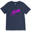 fuck love party V-Neck Tee