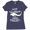 New Father 2018 Rokie Dept. Ladies Fitted T-Shirt