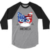4th of July 3/4 Sleeve Shirt