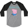 peppa pig brother pig 3/4 Sleeve Shirt